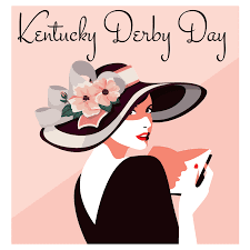 Kentucky Derby Day promo with woman in a hat
