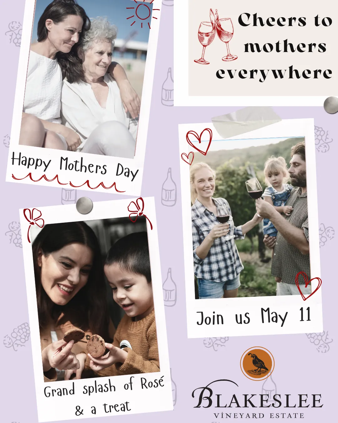 Cheers to Mother’s everywhere